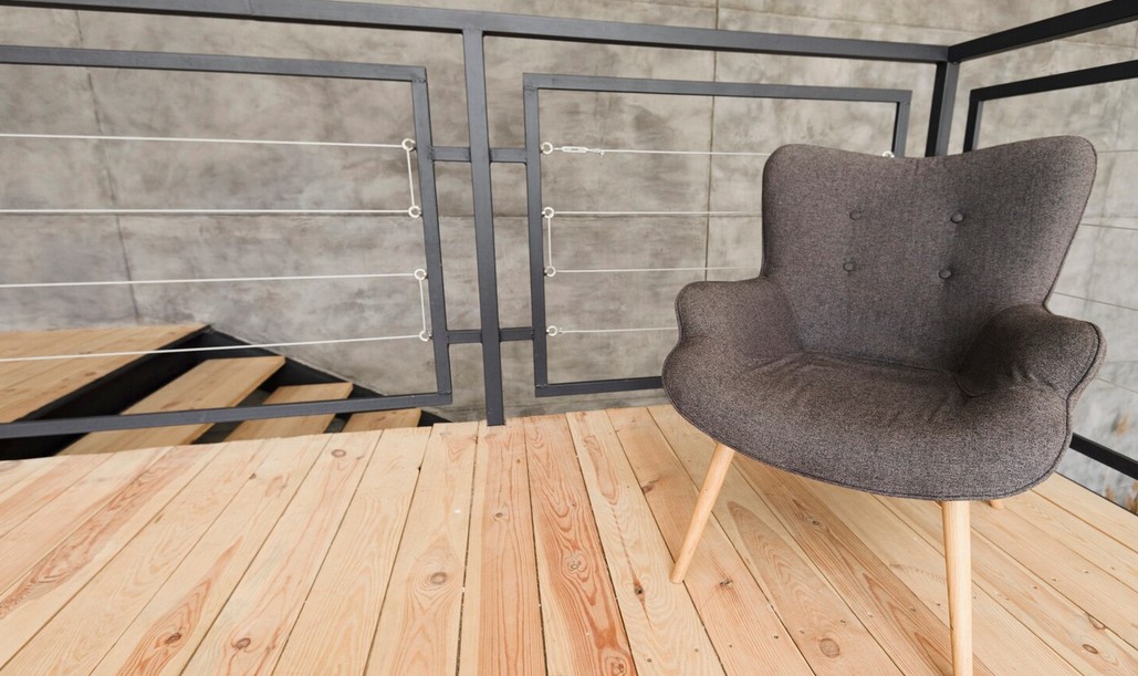 sol pour loft parquet